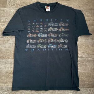 Vintage American Tradition Motorcycle Graphic Tee
